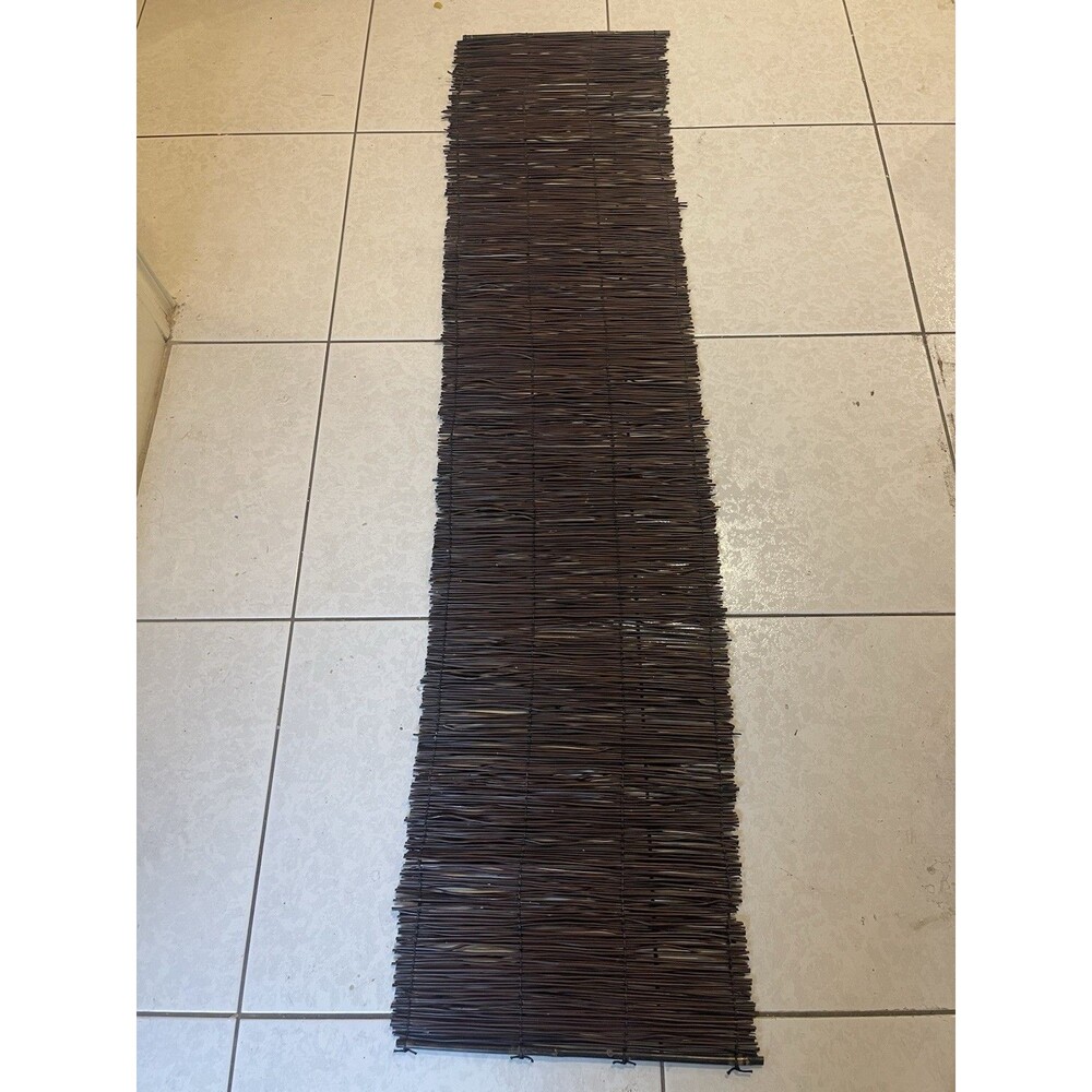 Bamboo Dark Bamboo Matchstick Natural Table Runner Home Decor 1 Piece 64”x16”